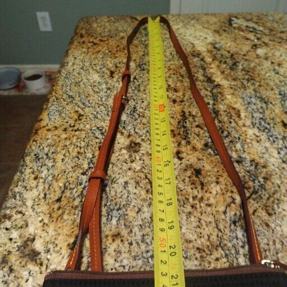 Dooney & Bourke Black Nylon Crossbody Small Mini Shoulder Bag Adjustable - Picture 11 of 14